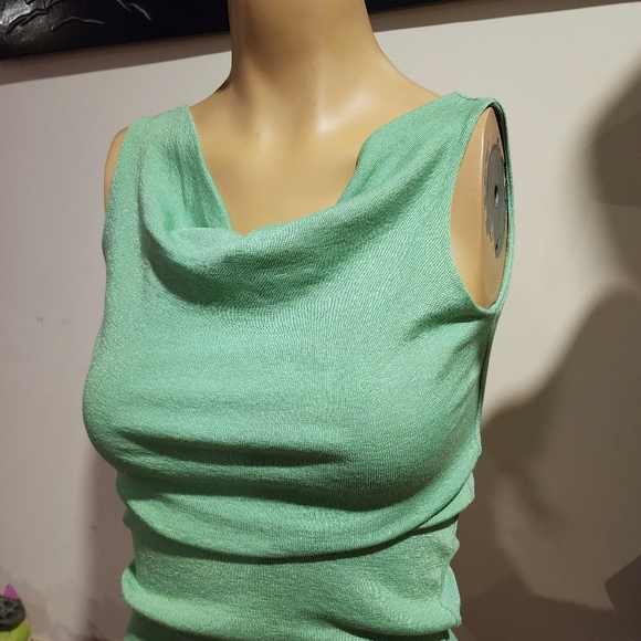 SOLD Michael Stars Y2K Cowlneck Sleeveless Top - Picture 5 of 5